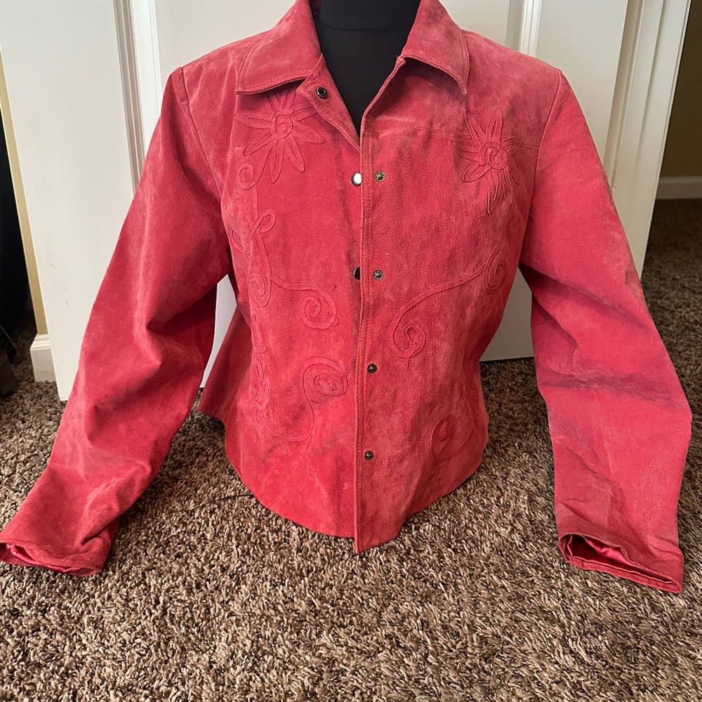 Coldwater Creek 100% Suede Shacket
